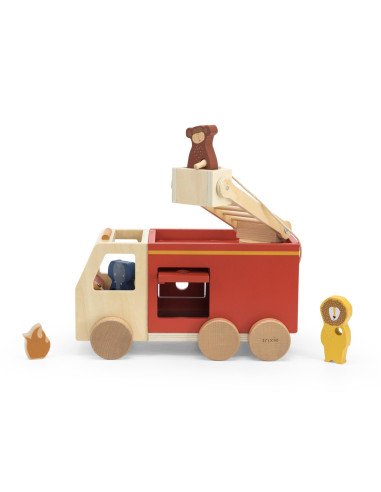 Camion pompiers en bois - trixie