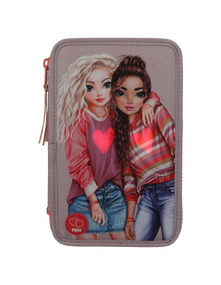 Topmodel trousse 3 niveaux best friends led
