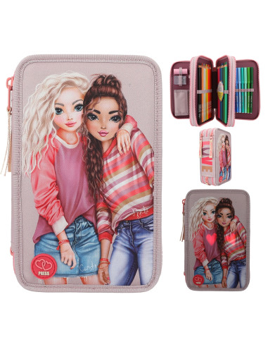 Topmodel trousse 3 niveaux best friends led