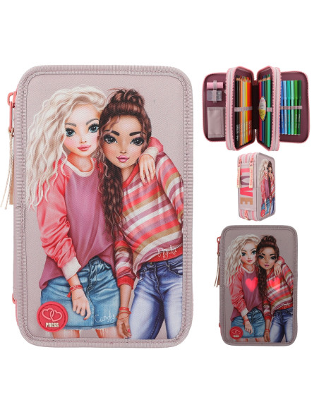 Topmodel trousse 3 niveaux best friends led