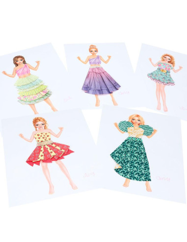 Topmodel dress me up livre de collages