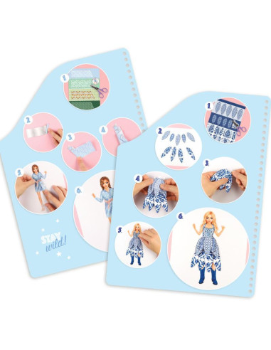 Topmodel dress me up livre de collages