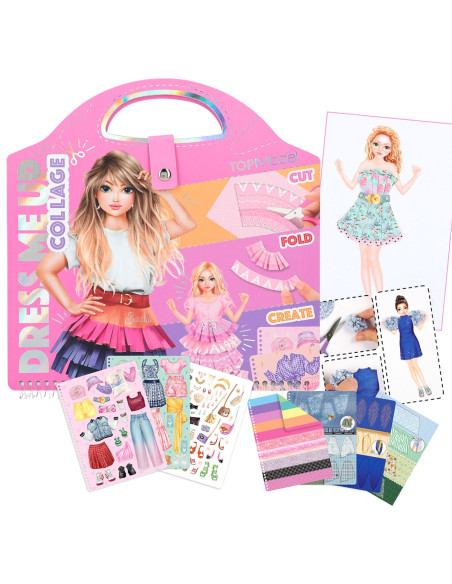 Topmodel dress me up livre de collages