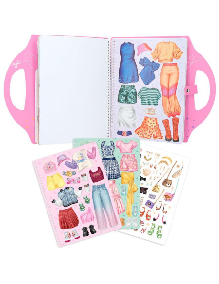 Topmodel dress me up livre de collages