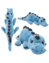 Dino World Dinosaure en peluche bleu 50 cm