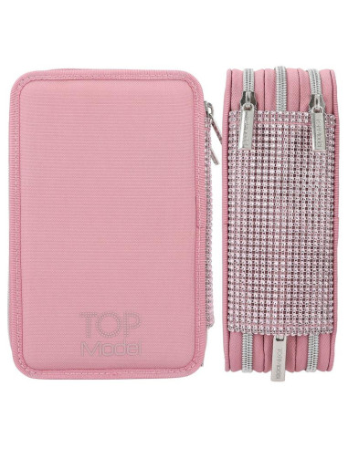 Topmodel trousse 3 compartiments glitter queen