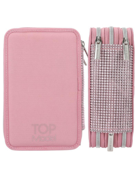 Topmodel trousse 3 compartiments glitter queen