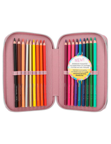 Topmodel trousse 3 compartiments glitter queen