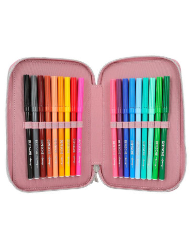 Topmodel trousse 3 compartiments glitter queen
