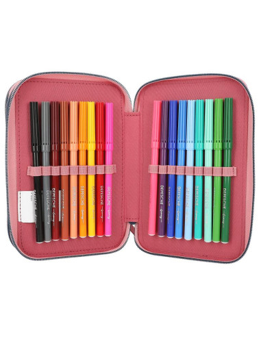 Miss melody trousse à crayons 3 compartiments my little farm