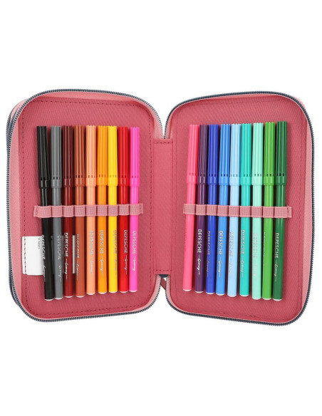 Miss melody trousse à crayons 3 compartiments my little farm