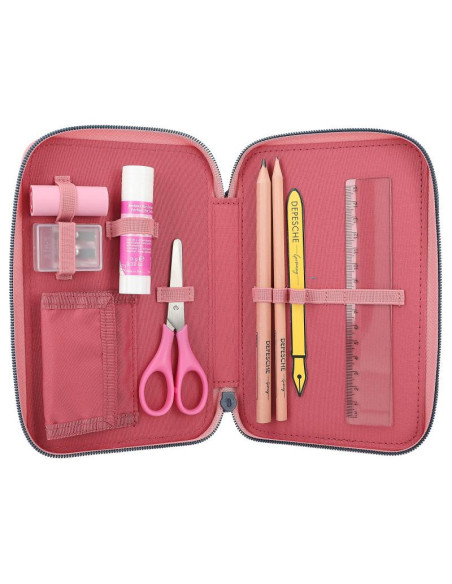 Miss melody trousse à crayons 3 compartiments my little farm