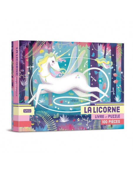 Livre puzzle la licorne
