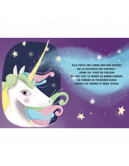Livre puzzle la licorne