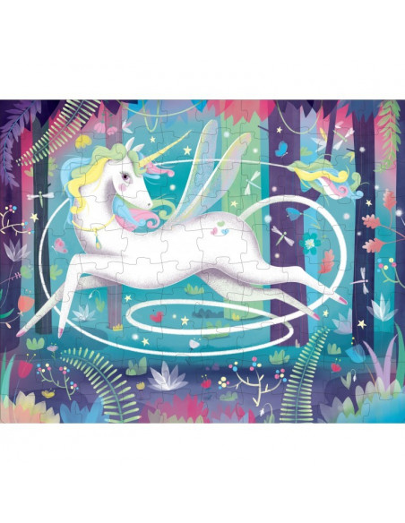 Livre puzzle la licorne