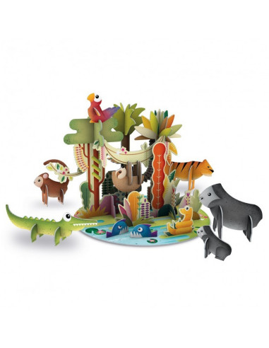 3D MODEL le royaume de la jungle