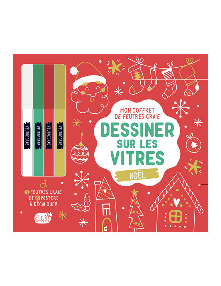 Dessiner sur les vitres noel