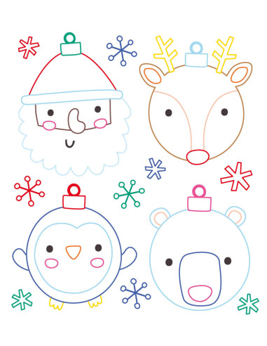 Mes jolis coloriages - noel