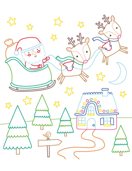 Mes jolis coloriages - noel