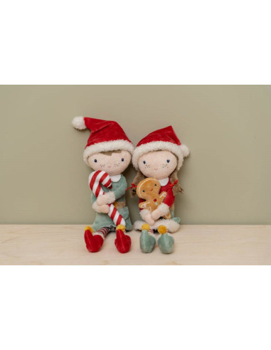 Poupée de noël jim - christmas - 35 cm - little dutch