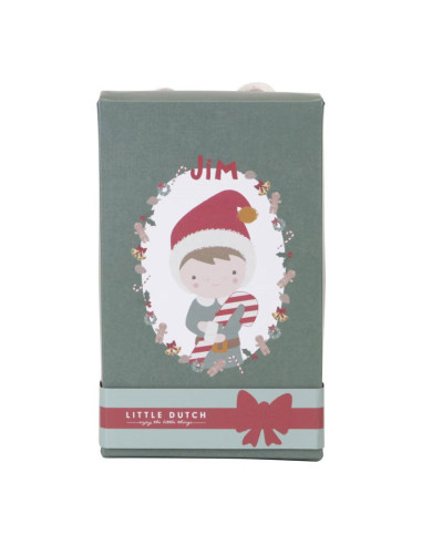Poupée de noël jim - christmas - 35 cm - little dutch