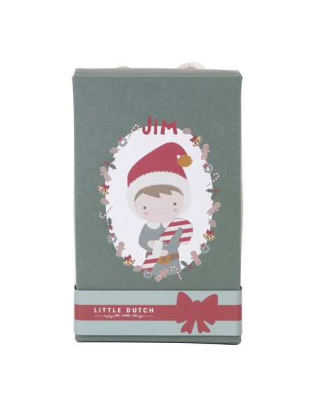 Poupée de noël jim - christmas - 35 cm - little dutch