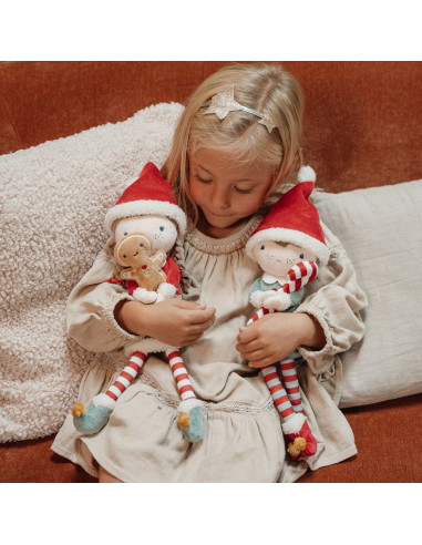Poupée de noël jim - christmas - 35 cm - little dutch