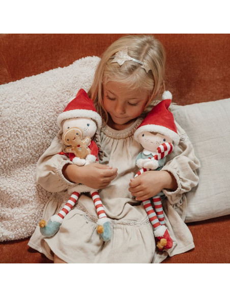 Poupée de noël jim - christmas - 35 cm - little dutch