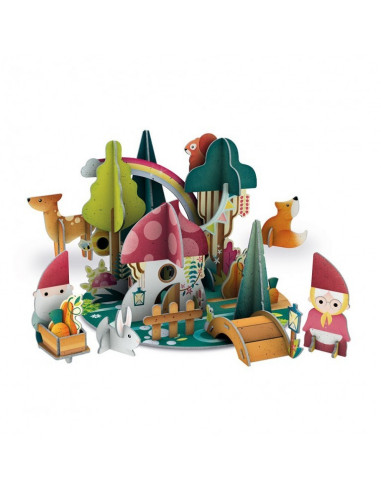 3D MODEL les gnomes de la foret