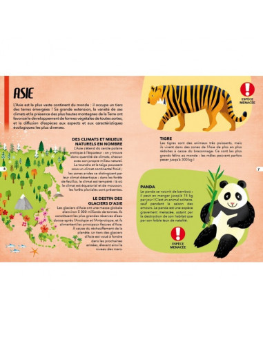 Voyage,découvre, explore les animaux espèces menacées