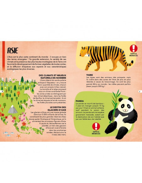 Voyage,découvre, explore les animaux espèces menacées