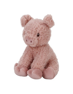 Peluche cochon Little Farm 17 cm : douceur et câlins