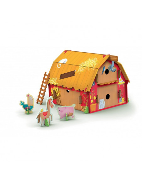 3D carton la ferme
