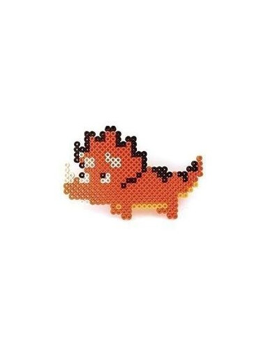 Boite dinosaures a repasser 3000 perles perlou - graine creative