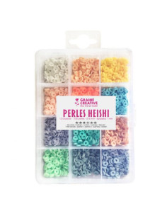 Perles heishi pastel