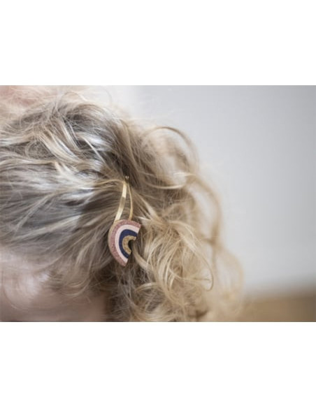 Barrettes cheveux - arc-en-ciel - la petite epicerie