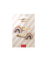 Barrettes cheveux - arc-en-ciel - la petite epicerie