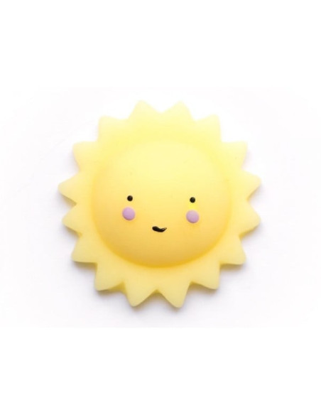 Mini squishy soleil kawaii - anti-stress - la petite epicerie
