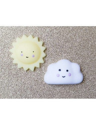 Mini squishy soleil kawaii - anti-stress - la petite epicerie