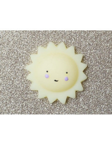 Mini squishy soleil kawaii - anti-stress - la petite epicerie