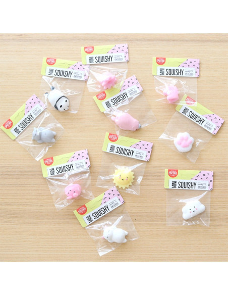 Mini squishy chat kawaii - anti-stress - la petite epicerie