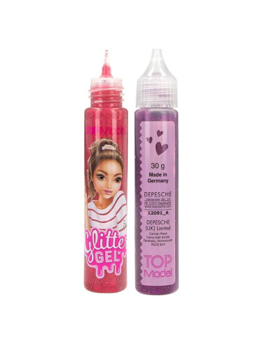Topmodel gel pailleté