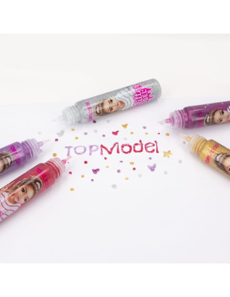 Topmodel gel pailleté
