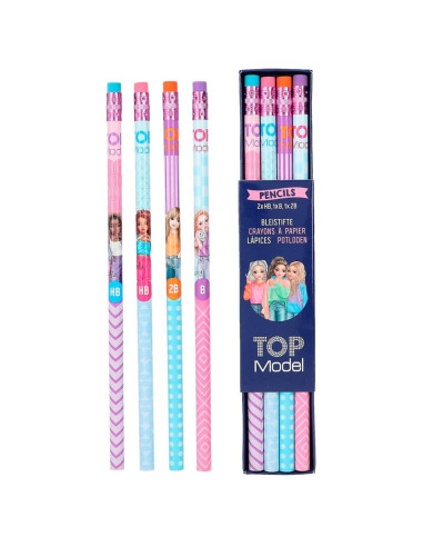Topmodel set crayon 4 pièces