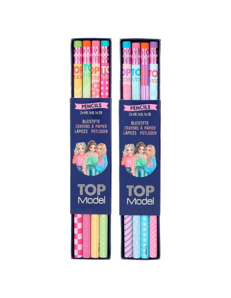 Topmodel set crayon 4 pièces