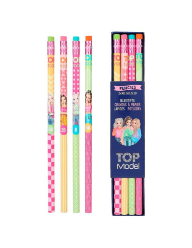 Topmodel set crayon 4 pièces