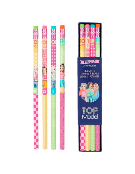 Topmodel set crayon 4 pièces