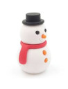 Iwako puzzle gomme - bonhomme de neige