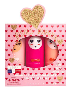 Inuwet coffret trio baumes bisous ultra red