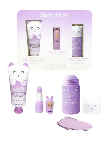Inuwet coffret 3 soins dream mauve